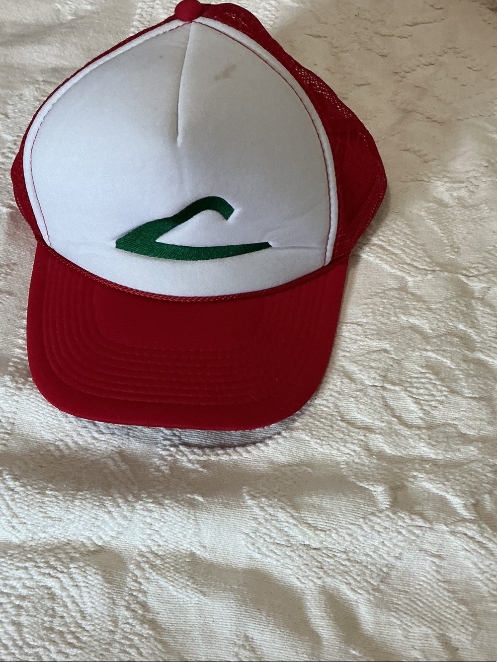 Ash Ketchum trucker hat.